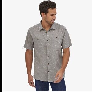 Patagonia Organic Cotten and Hemp Blend Gray Men's Shirt